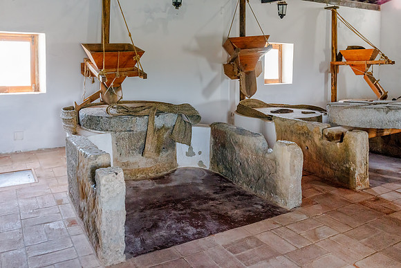 Tidal Mill Grind Stones, Ria Formosa Natural Park, Algarve, Portugal, May 2018