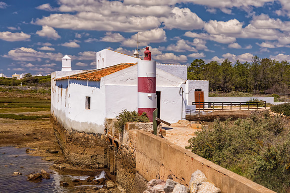 Traditional Tidal Mill, Ria Formosa Natural Park, Algarve, Portugal, May 2018