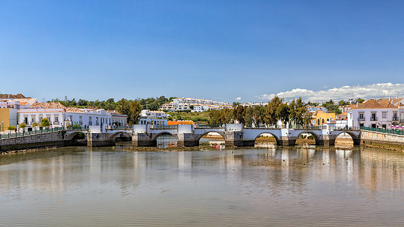 The Roman Bridge, Tavira, Algarve, Portugal, May 2018