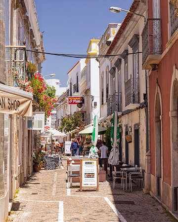 Side Street in Tavira, Algarve, Portugal, May 2018