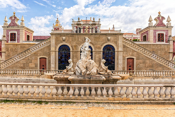 Estoi Palace Fountain, Algarve, Portugal, May 2018