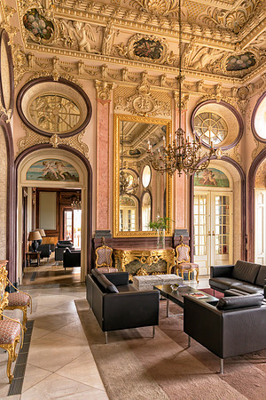 Estoi Palace Interior, Algarve, Portugal, May 2018
