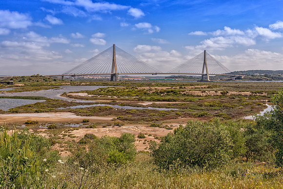 Guadiana International Bridge, Algarve, Portugal, May 2018