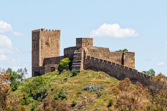 Mertola Castle, Alentejo region, Portugal, May 2018