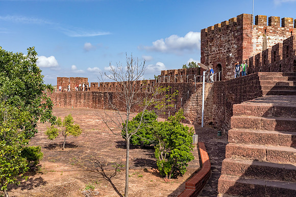 Silves Castle Outer Walls, Algarve, Portugal, May 2018