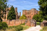 Entrance to Kenilworth Castle, Warwickshire.