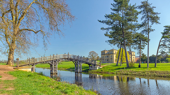 Chinese Bridge, Croome Court, April 2018