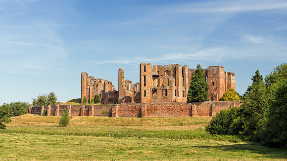 Kenilworth Castle, Warwickshire, England.