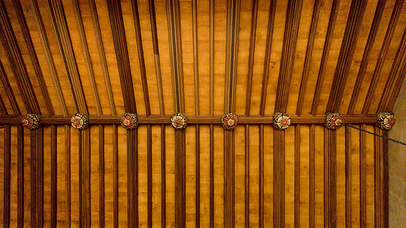 Great Hall Ceiling, Charlecote House, Warwickshire.