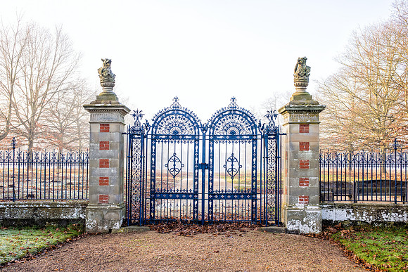 Entrance to Charlecote Park, December 2016