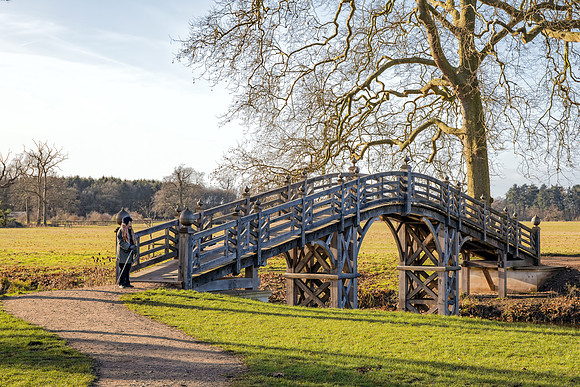 The Chinese Bridge. Croome Park, Worcestershire December 2016