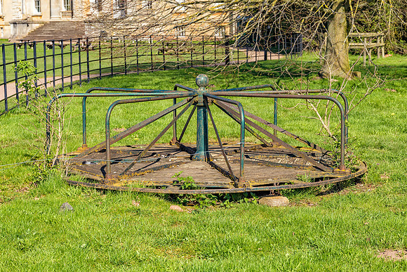 1950s Childrens Roundabout, Croome Court, April 2018