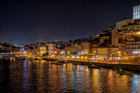 Ribeira at dusk , Porto, Portugal, September 2018