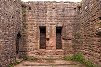 Portcullis Chamber, Goodrich Castle, Herefordshire.
