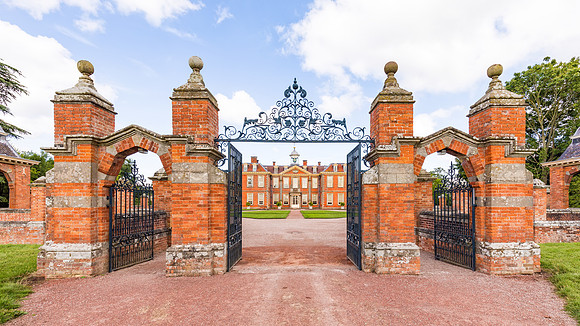 Main Entrance, Hanbury Hall, Worcestershire.