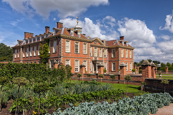 Hanbury Hall Vegetable Garden, Worcestershire.