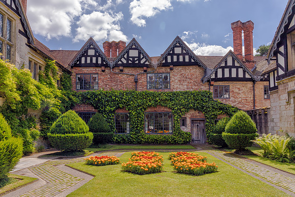 The Courtyard within Baddesley Clinton Manor House, July 2017