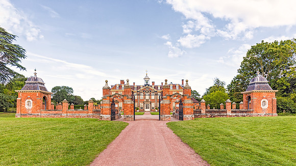 Main Entrance, Hanbury Hall, Worcestershire.